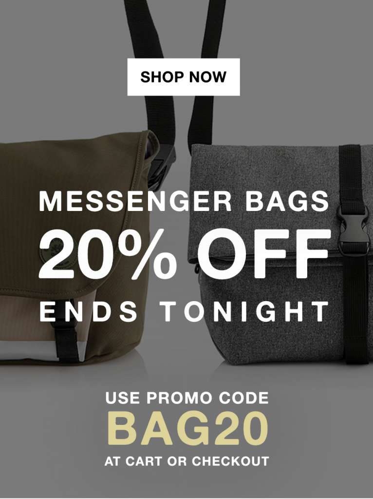 Messenger bags up to 20% off