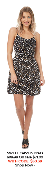 SWELL Cancun Lace Up Dress for $71.99