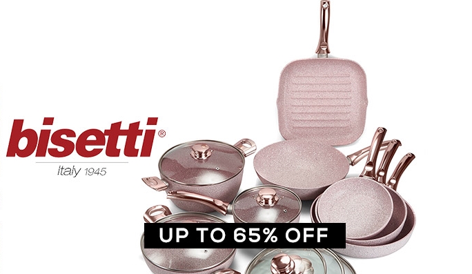 Bisetti Stone Rose Cookware UP TO 65% OFF