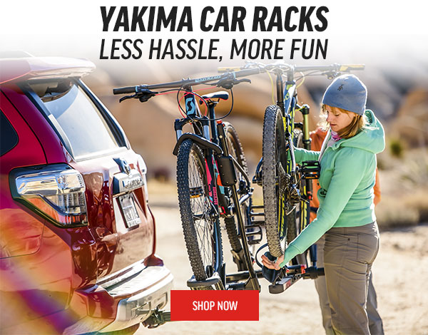 Pedal bikes from just $149 | Yakima racks for hassle-free transportation