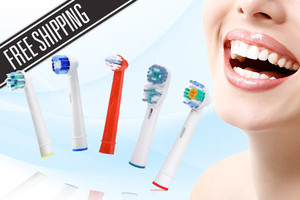 Electric Toothbrush Heads Available in Five Styles for $9