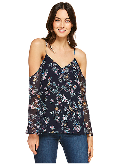 Erin Cold Shoulder Blouse Now $9.00 (Was $59.95)