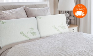 Bamboo Memory Foam Pillow: One ($22) or Two ($39)