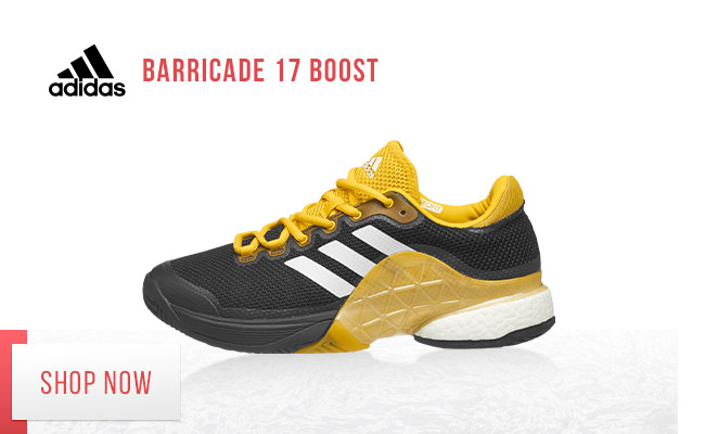 adidas Barricade 17 BOOST Black/White/Yellow