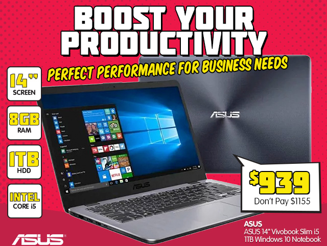 ASUS Laptop Clearance – Don’t Pay up to $200 More!