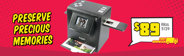 Preserve your family memories forever using Kogan 5-in-1 Combo Scanner  for ONLY $89