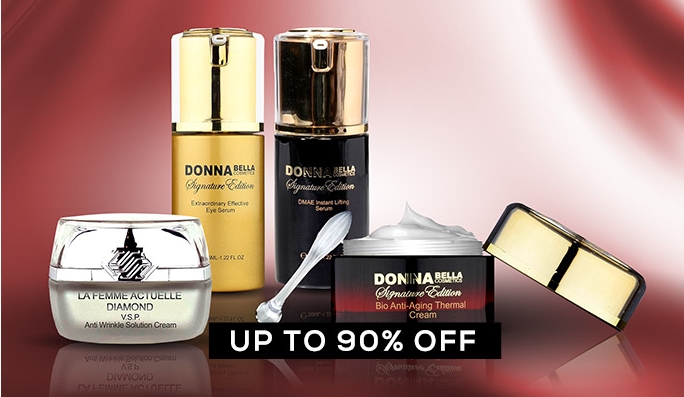 Diamond & 24k Gold Infused Skincare UP TO 90% OFF