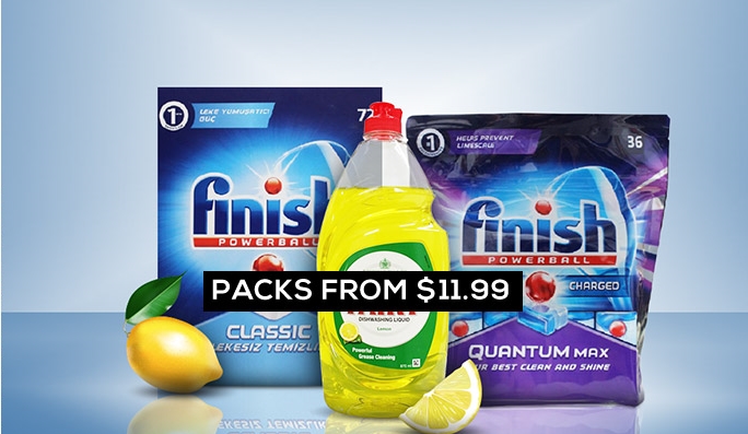 Finish, Fairy & Morning Fresh PACKS FROM $11.99