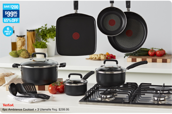 Tefal 6 pcs cookset | SAVE $200!