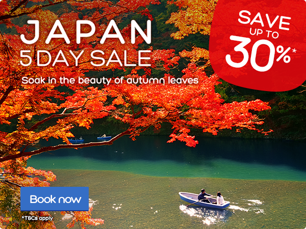 Japan 5 Day Sale – Save up to 30%