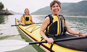 Two-Hour Single ($18) Kayak or Paddle Board Hire or Double ($29) Kayak Hire at Jamieson Park Paddle