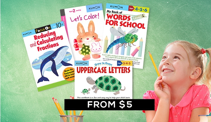 Kumon Publishing Early Learning Tools FROM $5