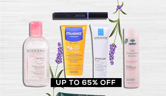 La Roche, Bioderma, Pond’s & More UP TO 65% OFF