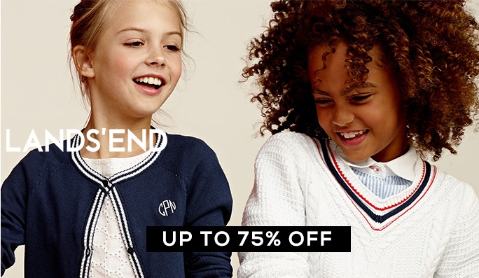 Lands End Kids UP TO 75% OFF RRP