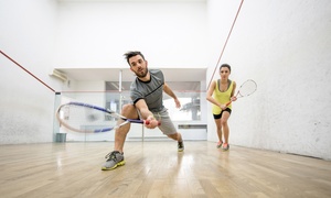 One-Hour Squash Court Hire: 1 ($12), 3 ($35) or 10 Sessions ($109)