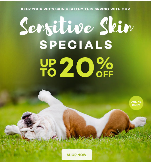 Sensitive Skin Specials! Save up to 20%