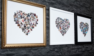Personalized Collage Framed Canvas Print: Regular ($11.95) or Large ($20)