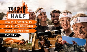 Tough Mudder Half Entry + Shirt, Headband & Bag for 1 ($115), 2 ($196), 4 ($382) or 8 People ($736)