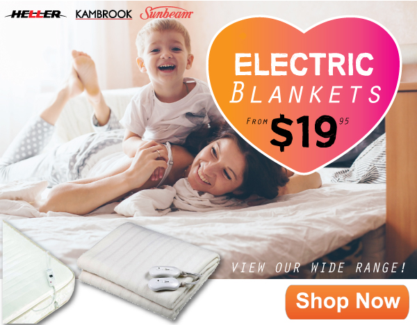 Electric Blankets from $19.95!