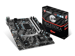 MSI B250M Bazooka Intel Motherboard for $125