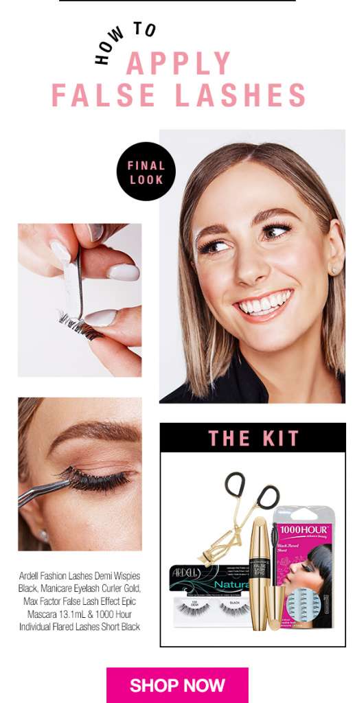 Learn The Beauty Basics: Apply False Lashes