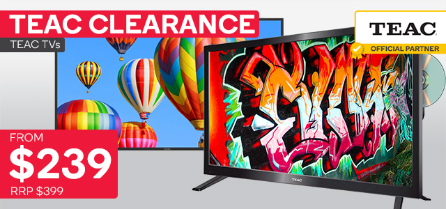 Clearance Prices on TEAC LED TVs for $239