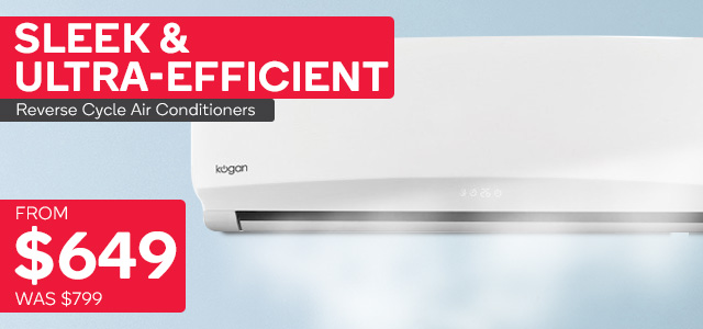 Kogan 2.5kW Reverse Cycle Inverter Split System Air Conditioner for $649