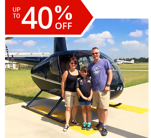 Helicopter Joy Flights | Book Now & You Save!