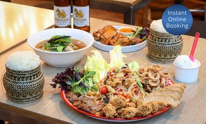 Thai Platter with Beer for Two for $39