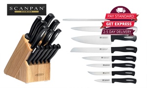 $99 for a Scanpan 14-Piece Knife Block Set