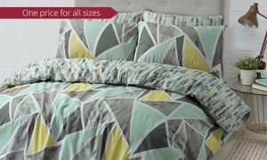 $49 for Cotton Reversible Quilt Cover Set