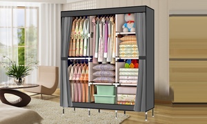 From $29 for a Large Portable Storage Wardrobe with Shelves