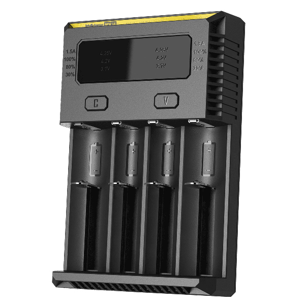 Nitecore New I4 Smart Intelligent Battery Charger for Li-ion/IMR/LiFePO4 Rechargeable Battery $18.95