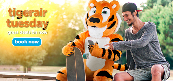 Tigerair Tuesday is on now!