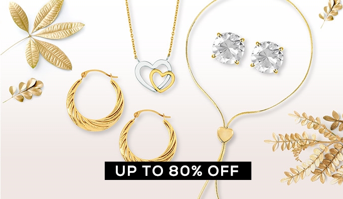 14k Gold Luxe Collection  UP TO 80% OFF