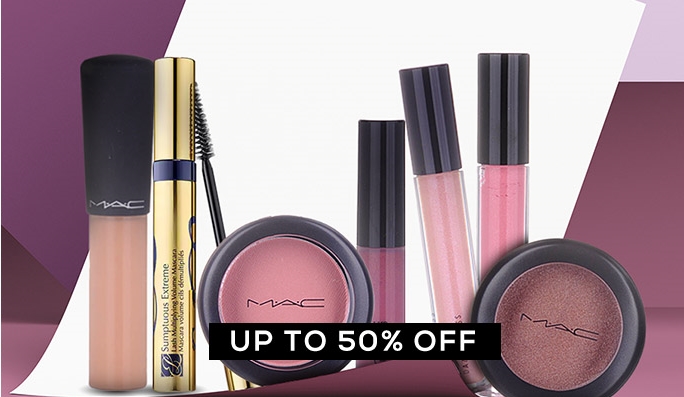 M.A.C, YSL, Shiseido & More UP TO 50% OFF