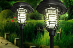 2-in-1 Solar Bug Zapper and Garden Light From $19