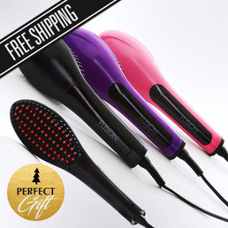 Hair Straightening Brush. Only $29 with Delivery Included