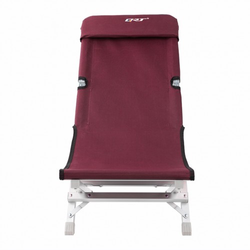 Deluxe Aluminum Folding Outdoor Recliner Chair Camping Gear – Mahogany $29.95