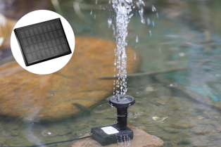 Solar Powered Fountain Kit $29