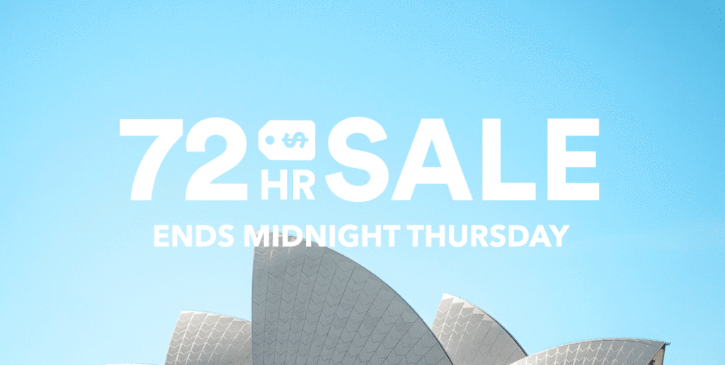 ? WANDERLUST WARNING: come grab a bargain in our sale… Global FLASH SALE on now!