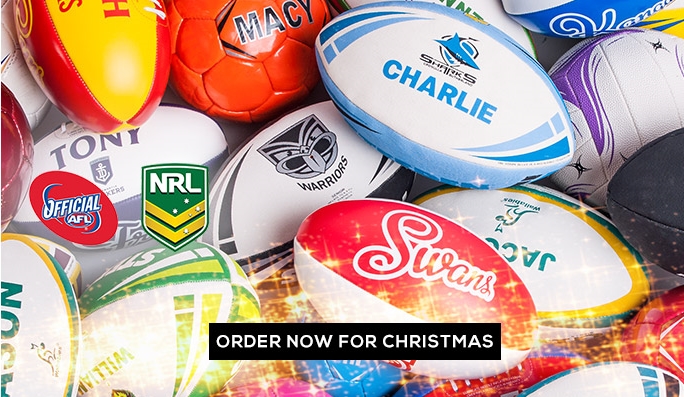 Personalised NRL & AFL Footballs EVERYTHING $69.99