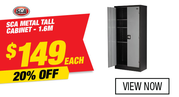 SCA Metal Tall Cabinet – 1.6m for  $149.00