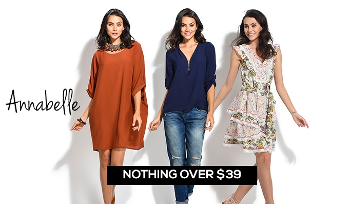 Anabelle NOTHING OVER $39