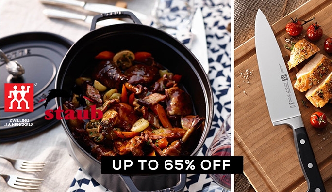 Best of Zwilling, Staub & More UP TO 65% OFF