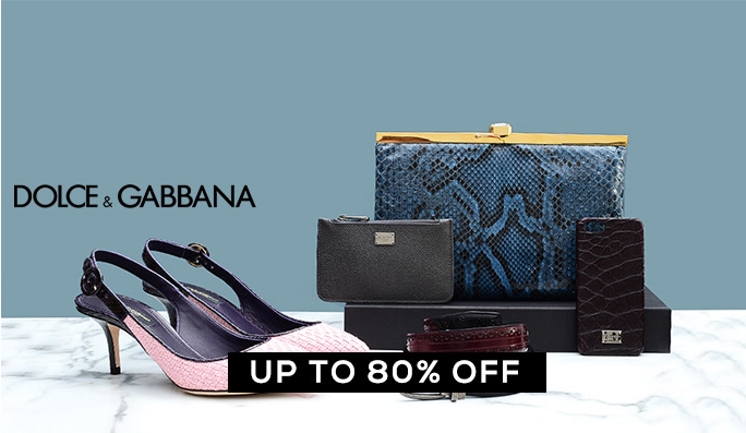 Dolce & Gabbana UP TO 80% OFF