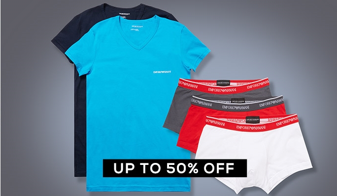 Emporio Armani Underwear & Loungwear UP TO 50% OFF