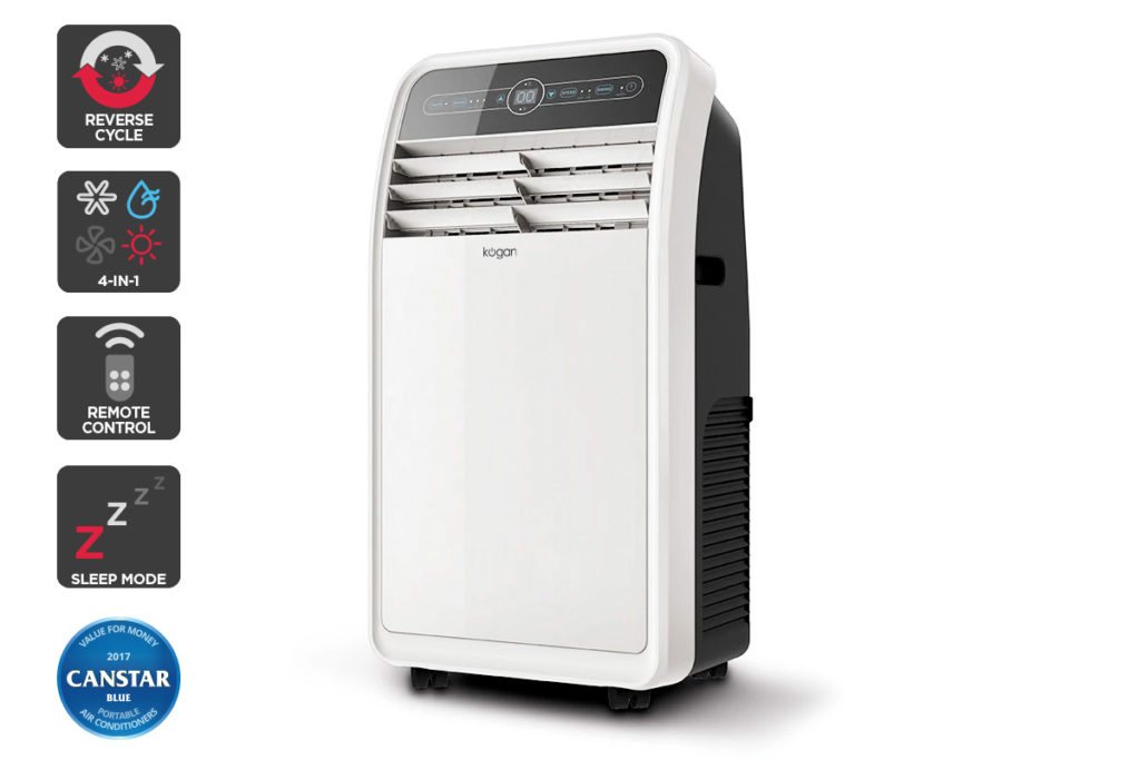 Kogan 12,000 BTU Portable Air Conditioner (3.5kW, Reverse Cycle) for $449