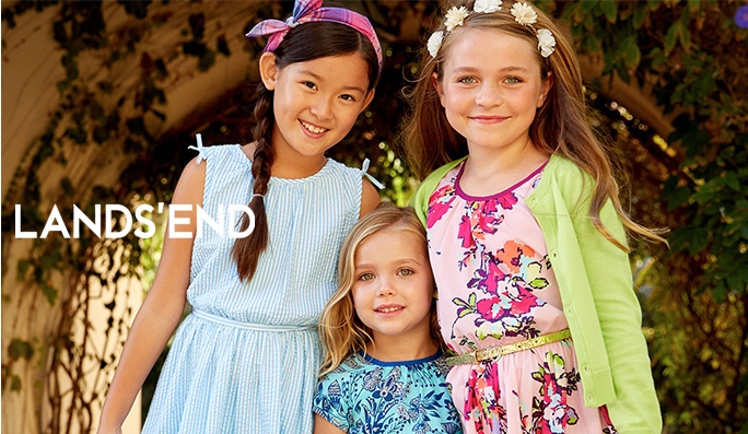 Lands’ End Kids UP TO 80% OFF RRP