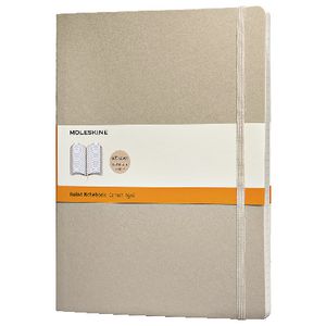 Moleskine Soft Cover Extra Large Notebook Ruled Khaki NOW $36.95